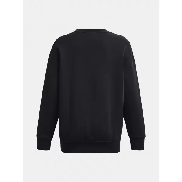  Dámska mikina UNDER ARMOUR ESSENTIAL FLC OS CREW 1379475-001 ČIERNA 