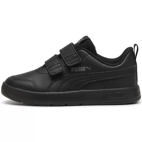  Detská obuv PUMA COURTFLEX V3 V PS 39764201 PUMA ČIERNA/ČIERNA/LIATINA 