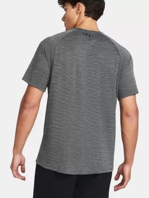 Pánske tričko UNDER ARMOUR UA TECH TEXTURED SS 1382796-025 SIVÁ