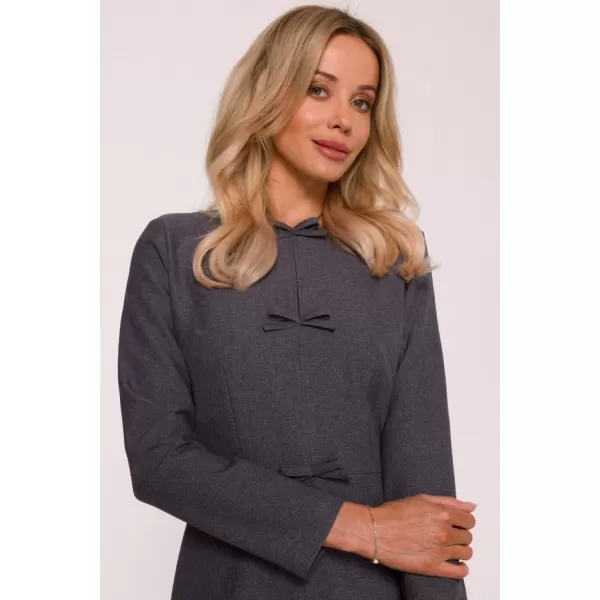  Šaty STYLOVE S413 SIVÁ 