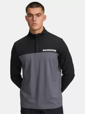 Pánska mikina UNDER ARMOUR UA T2G 1/4 ZIP 1389878-002 ČIERNA