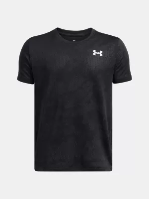 Chlapčenské tričko UNDER ARMOUR UA TECH VENT JCQRD SS 1390019-001 ČIERNA