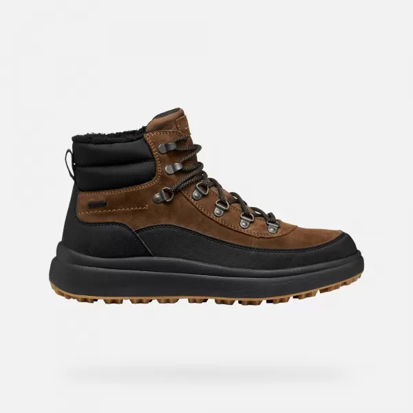 Pánske topánky GEOX GRANITO + GRIP B A G011188 TMAVO HNEDÁ 