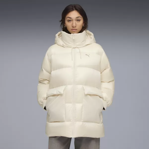  Dámsky kabát PUMA STYLE HOODED DOWN JACKET 68838987 ALPSKÝ SNEH 