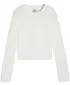 Tričko PUMA X ROSÉ LONGSLEEVE TEE 63380577 TEPLÝ BIELY