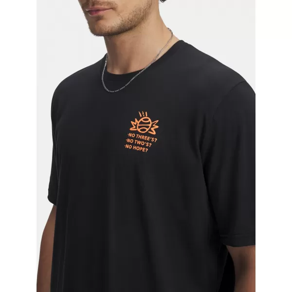  Pánske tričko UNDER ARMOUR UA M 60/40S CAN'T HOOP SS 6003684-001 ČIERNA 