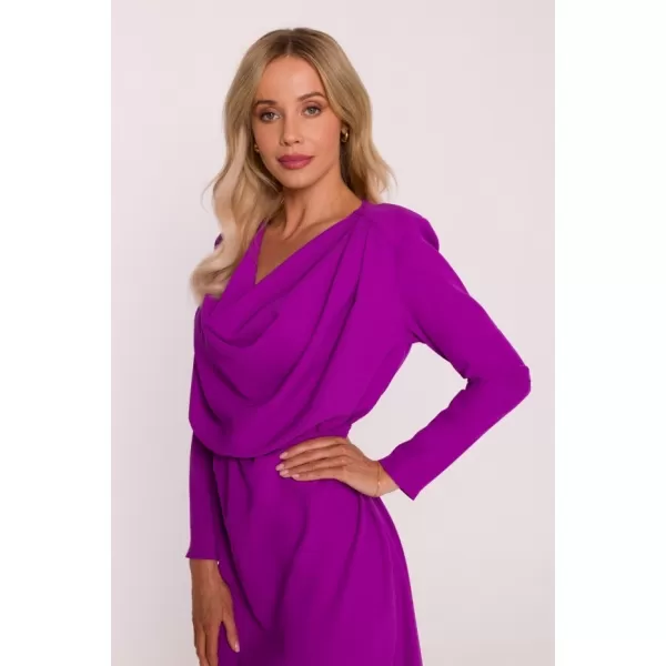  Šaty STYLOVE S428 LEVANDUĽA 