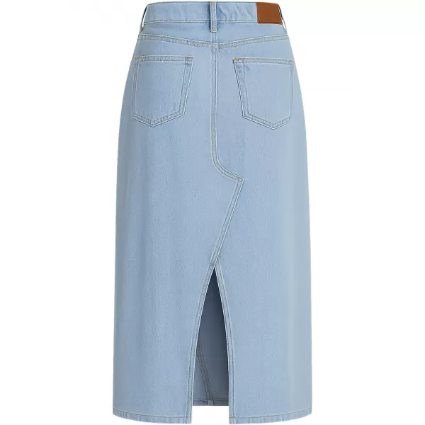  Dámska sukňa URBAN CLASSICS TB7443 NOVÉ SVETLO MODRÉ VYPRANÉ 
