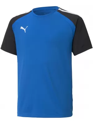Detský dres PUMA TEAMPACER JERSEY JR 70492602 ELEKTRICKÁ MODRÁ / ČIERNA / BIELA