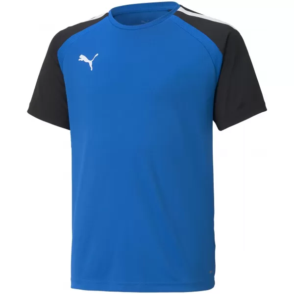  Detský dres PUMA TEAMPACER JERSEY JR 70492602 ELEKTRICKÁ MODRÁ / ČIERNA / BIELA 