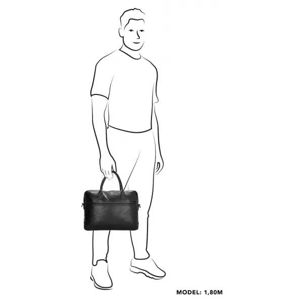  Taška BEAGLES MURCIA BUSINESS BAG ČIERNA 