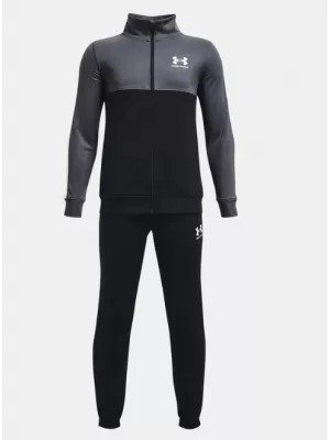 Súprava pre chlapcov UNDER ARMOUR UA RIVAL CB KNIT TRACK SUIT 1373978-044 SIVÁ