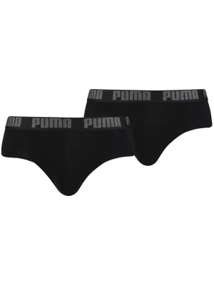 Mužské nohavičky PUMA BASIC BRIEF 2P 88910006 ČIERNA/ČIERNA
