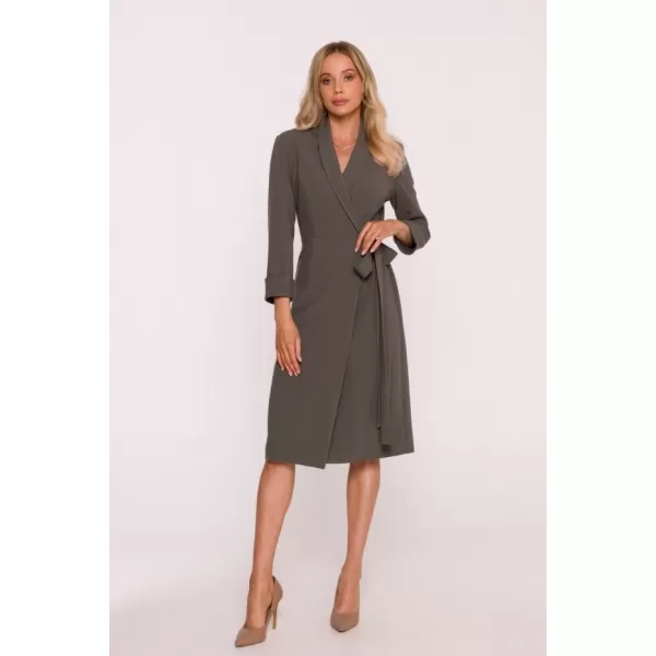  Šaty STYLOVE S415 KAKI 