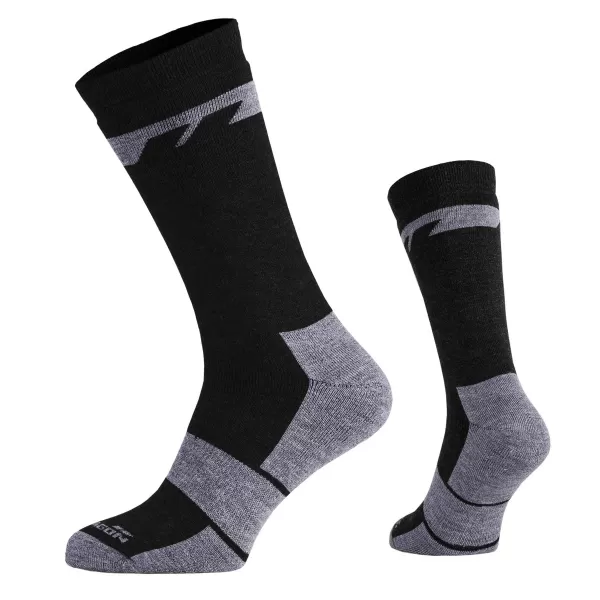  Ponožky PENTAGON ALPINE MERINO SOCKS HEAVY EL14017 01 EL14017 ČIERNA 