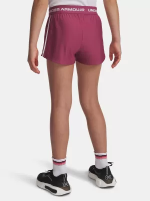 Dievčenské šortky UNDER ARMOUR G TECH PLAY UP SHORT 1390075-659 ČERVENÁ
