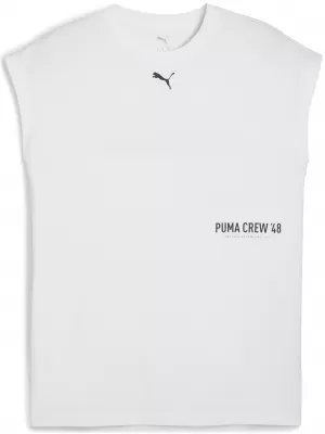 Tričko PUMA M GRAPHIC CUTOFF TANK 52762002 PUMOVÁ BIELA