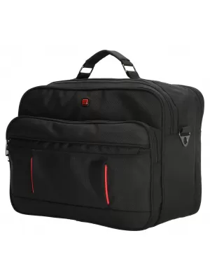 Taška ENRICO BENETTI Cornell 15,6" Reporter Bag Black ČIERNA