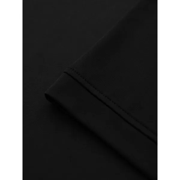  Pánske tričko s golierom OMBRE OM-POSS-0150 ČIERNA 