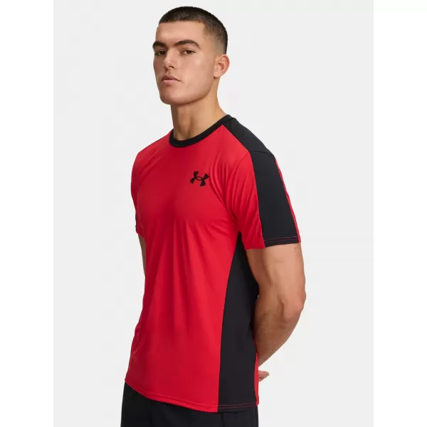  Pánske tričko UNDER ARMOUR UA HG WORDMARK SS 6007758-600 ČERVENÁ 