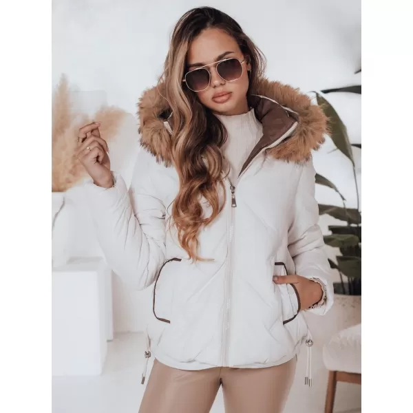  Dámska bunda DSTREET TY5002 BIELY 