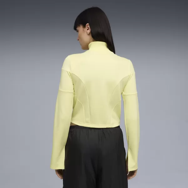  Dámska bunda PUMA DARE TO SLIM CROPPED TRACK JACKET 63214635 ZLATÝ MESIAC 