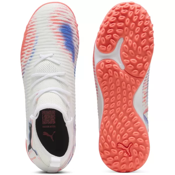  Detská obuv PUMA FUTURE 8 MATCH TT + MID JR 10861601 WHITE/ BIELA/PUMA ČIERNA/ŽIARIACA ČERVENÁ 