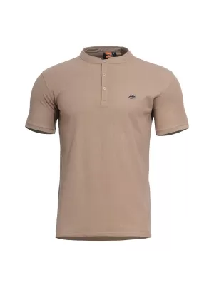 tričko PENTAGON LEVANTES HENLEY T-SHIRT K09025 HNEDOHNEDÁ