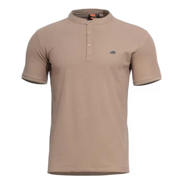  tričko PENTAGON LEVANTES HENLEY T-SHIRT K09025 HNEDOHNEDÁ 