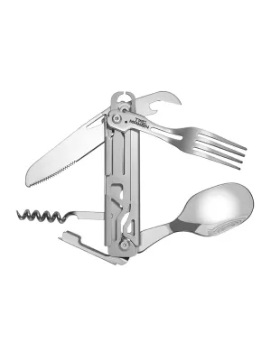 Príbory PENTAGON THOR CAMPING UTENSILS D19010 STRIEBRO