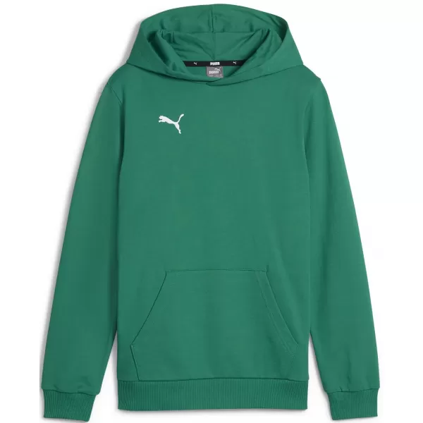  Mikina PUMA TEAMGOAL CASUALS HOODY JR 658619_05 SPORT GREEN/ ŠPORTOVÁ ZELENÁ/BIELA 