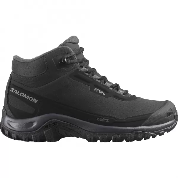  Dámske topánky SALOMON SHELTER WATERPROOF W ČIERNA/DEVÄŤ ŽELEZA/EXCALIBUR 