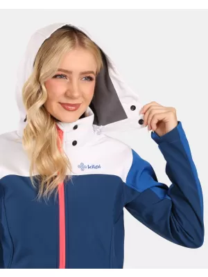 Dámska softshellová bunda KILPI RAVIA-W ZLX125KI TMAVO MODRÁ