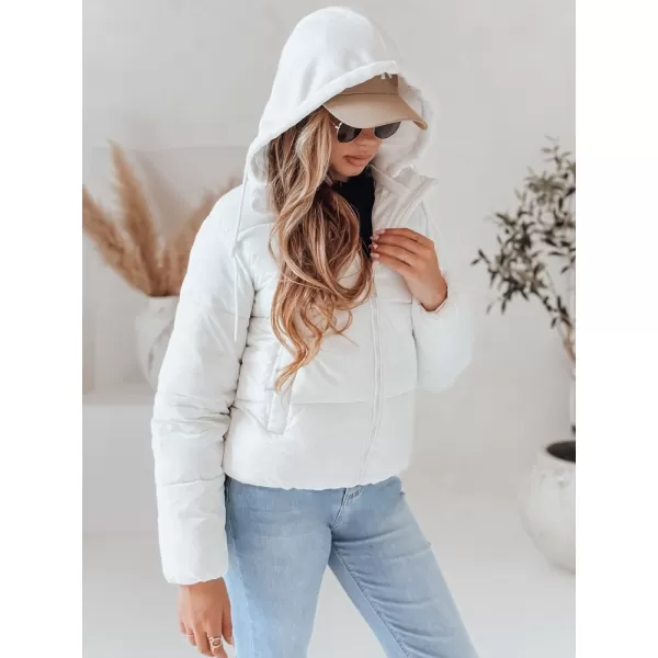  Dámska bunda DSTREET TY4952 BIELA 