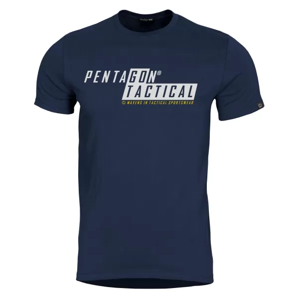  tričko PENTAGON AGERON GO TACTICAL K09012 POLNOČNÁ MODRÁ 