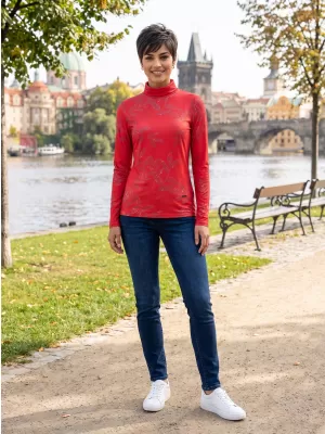 Dámske tričko ALTISPORT GERDA ČERVENÁ