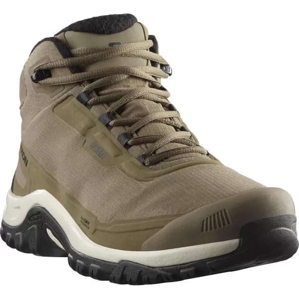  Pánske topánky SALOMON SHELTER WATERPROOF KAMEŇ ŠEDÝ/ČIERNY/DAŽDIVÝ DEŇ 