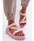 Dámske sandále na platforme BIG STAR NN274A041 RUŽOVÁ Big Star Shoes