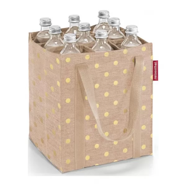  Taška REISENTHEL BOTTLEBAG KÁVA S KOVOVÝMI BODKAMI 