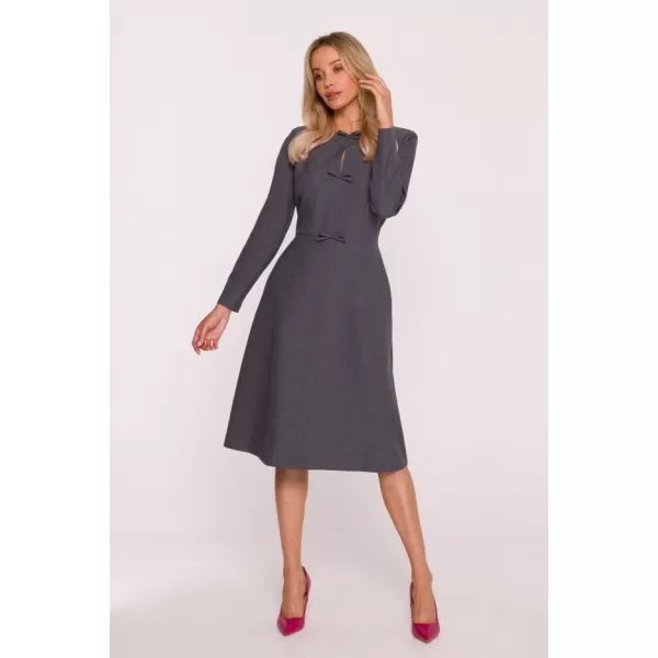 Šaty STYLOVE S413 SIVÁ 
