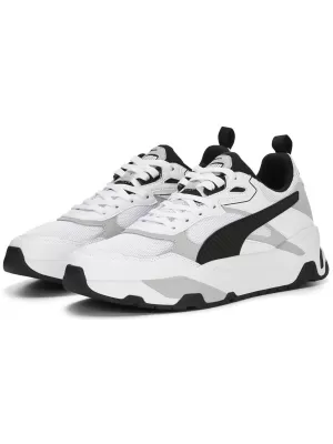 Pánske topánky PUMA TRINITY 38928901 BIELA/ČIERNA/SVETLO ŠEDÁ