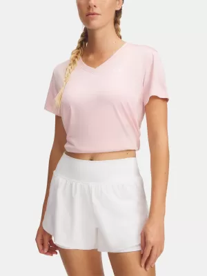 Dámske tričko UNDER ARMOUR TECH SSV- TWIST 1384227-647 RUŽOVÁ