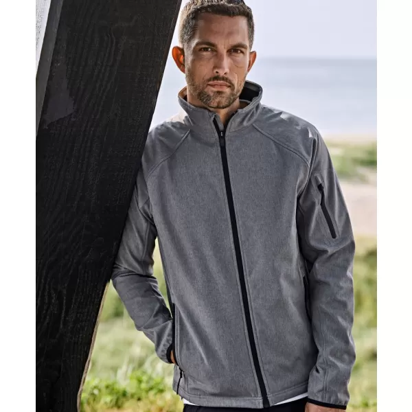  Pánska bunda TEE JAYS | TJ 9510 GREY MELANGE 