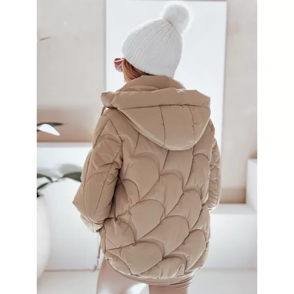  Dámska bunda DSTREET TY5041 KARAMEL 