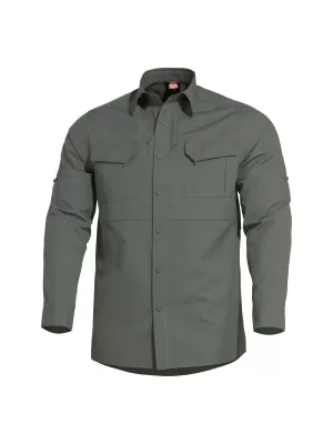 Pánska košeľa PENTAGON PLATO SHIRT K02019 CAMO ZELENÁ