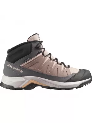 Dámske topánky SALOMON X-ADVENTURE COLDRUSH WATERPROOF W ETHEREA/ŽELEZNÁ/MAHAGÓNOVÁ RUŽA