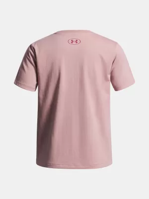 Dievčenské tričko UNDER ARMOUR UA BIG LOGO SS RUŽOVÁ
