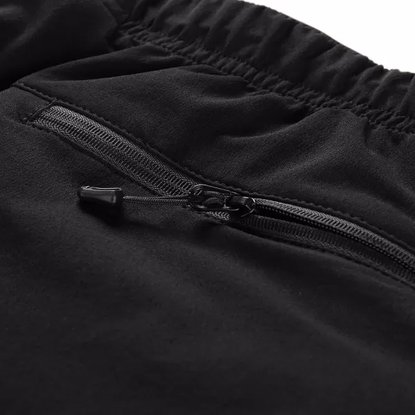  Pánske softshell nohavice ALPINE PRO HURF 2 ČIERNY 