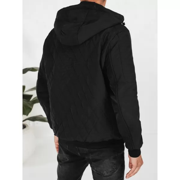  Pánska bunda DSTREET TX5037 ČIERNA 