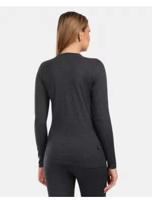 Dámske termo tričko KILPI MAVORA TOP-W ZL0502KI ČIERNA